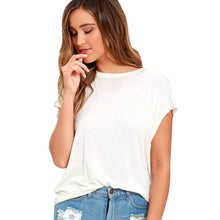 Sexy Backless T-Shirts For Women Casual Loose Batwing Sleeve Tops T-Shirt Camisetas Mujer Blusas Femininas IMY66