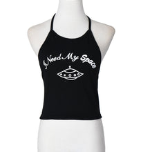 Sexy Halter Crop Tops Women Print Sleeveless Halterneck Tank Crop Tops Vest Blouse T-Shirt blusas IMY66