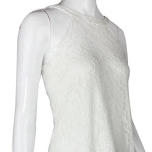 Sexy Women Lace Tops Casual Sleeveless Shirt Lace Hollow Loose Vest Top Blouse blusas feminina White IMY66