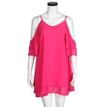 Sexy Women Off Shoulder Dress Chiffon Short Sleeve Loose Party Beach Mini Dress vestidos femininos IMY66