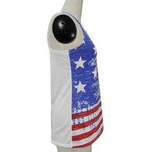 Sexy Women Sleeveless Tops American USA Flag Print Stripes Tank Top for Woman Blouse VesT-Shirt Women Clothing IMY66
