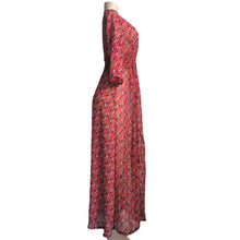 Style Bohemian Dress For Women Ladies Boho Dresses Floral Printed Chiffon Party Beach Long Maxi Dress Vestidos IMY66