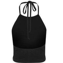 Style Halter Top Women Sun Moon Print Tank Sexy Halter Crochet Bustier Crop Top Cotton Short Bralette Top IMY66