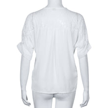 Style Sexy Women Blouse Lady Casual Short Sleeve V Neck Zipper Lace Chiffon Blouse Loose Top Shirt blusa feminino IMY66