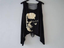 Tank Tops Women Skull Punk Singlet Sexy Backless Tops Vintage Tank Pop Sexy Top long Tee T-Shirt Tank Tops IMY66