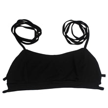 Women Bra Padded Bra Blusas Sexy Strap Frenum Crop Top Blouse Beach Caged Back Cut Out Tank Vest blusas Femininas IMY66