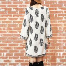 Women Casual Dress Bohemia Sexy V Neck Floral Print Long Sleeve Loose Beach Party Mini Dress vestidos femininos IMY66