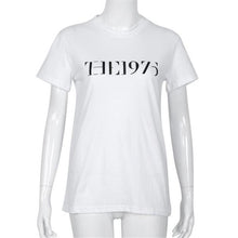 Women Casual T-Shirts Letter Print Short Sleeve Round Neck Tee shirt Tops Women Clothes camisetas y tops IMY66