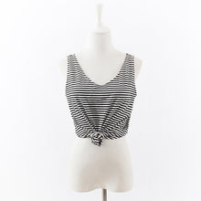 Women Casual Tank Tops Wild Striped Sleeveless T-shirt female Tank Tops regata feminina Women blusas IMY66