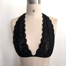 Women Crop Top Sexy Hollow Translucent Underwear Sheer Lace Strap Lingerie Bra Tank Tops Regata feminina IMY66