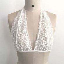 Women Crop Top Sexy Hollow Translucent Underwear Sheer Lace Strap Lingerie Bra Tank Tops Regata feminina IMY66