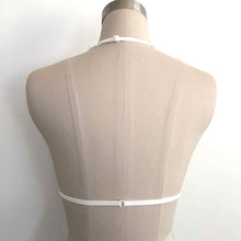 Women Crop Top Sexy Hollow Translucent Underwear Sheer Lace Strap Lingerie Bra Tank Tops Regata feminina IMY66