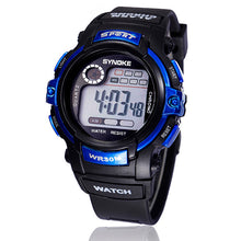Super Boys Watches LED Quartz Alarm Date Waterproof Digital Wristwatch for Cool Teenagers Promotional IMY66