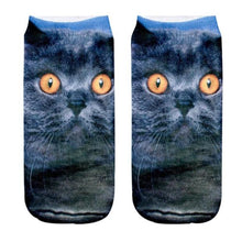 Super Lovely Socks For Girls Women 3D Printed Animal Casual Socks Cute Cat Unisex Low Cut Ankle Socks calcetines mujer IMY66