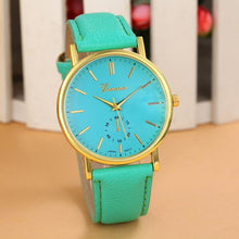 Super Top Unisex Watch PU Leather Band Quartz Watches Women Men WristWatch Watches Clock montre homme relojes IMY66