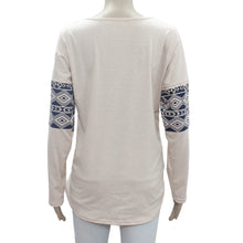 Vintage Boho Womens T-Shirts blusa Elk Deer Printing Long Sleeve Tops Pullover T-Shirt camisetas mujer IMY66