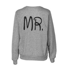 Sweatshirt Hoodies T-Shirts For Couple MR/MRS Letter Print Tops Harajuku Long Sleeve Couple Shirt camiseta mujer IMY66