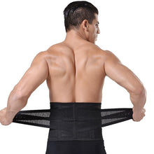 Top Black Adjustable Male Belly Waist Belt Abdomen Shaper Tummy Trimmer Men Cincher Girdles Burn Calorie Fitness IMY66