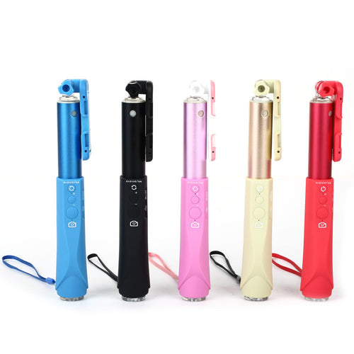 Top 90CM Wireless Selfie Stick Bluetooth Monopod With Zoom Palo Selfie for Samsung iPhone 6 Smartphone IMY66