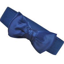 Top Women Bowknot Elastic Wide Stretch Buckle Waistband Waist Belt Luxury Lady Girdle Accessory IMY66