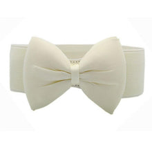 Top Women Bowknot Elastic Wide Stretch Buckle Waistband Waist Belt Luxury Lady Girdle Accessory IMY66