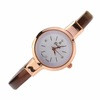 Amazing Women Small Dial Leather Analog Quartz Bracelet Wristwatch Ladies Simple Dress Watches IMY66