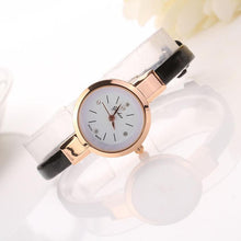 Amazing Women Small Dial Leather Analog Quartz Bracelet Wristwatch Ladies Simple Dress Watches IMY66