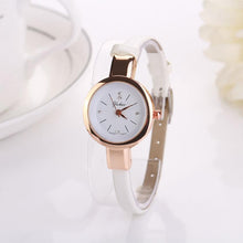 Amazing Women Small Dial Leather Analog Quartz Bracelet Wristwatch Ladies Simple Dress Watches IMY66