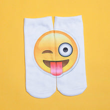 Socks Female 3D Printing Women Sock Unisex Emoji Pattern Meias Cute Feminina Funny Low Ankle Hosiery IMY66