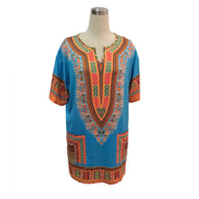 Traditional African Clothing for Womens Shirt Dress Bazin Riche Dashiki Top Print Blouse Dress vestidos femininos IMY66