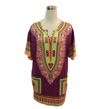 Traditional African Clothing for Womens Shirt Dress Bazin Riche Dashiki Top Print Blouse Dress vestidos femininos IMY66