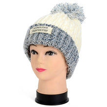 Chic Men Women Warm Caps Hats Knitting Slouchy Baggy Hat Oversize Unisex Hat With Fur Ball Beanie IMY66