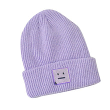 Women Men Hat Beanies Smiling Chic Knitting Slouchy Baggy Hat Oversize Unisex Hat Bonnet Gorro IMY66