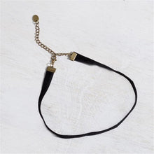 Women Clavicle Necklaces Black Choker Necklace Round Handmade Retro Jewelry Collar Necklace For Women IMY66