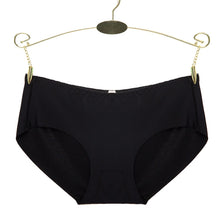 Ultra-thin Sexy Seamless Underwear Women Low Waist Invisible Underwear Briefs Thong Ice Silk Seamless Crotch Panties IMY66