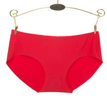 Ultra-thin Sexy Seamless Underwear Women Low Waist Invisible Underwear Briefs Thong Ice Silk Seamless Crotch Panties IMY66