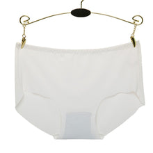 Ultra-thin Women Seamless Underwear Sexy Invisible High Waist Underwear Briefs Thong Ice Silk Crotch Underpants Panties IMY66