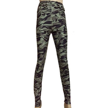 Unique Lady Camouflage print leggings Trouser Army Pants Stretch Leggings for girls Graffiti Style free drop IMY66
