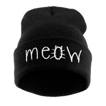 Unisex Outdoor s Knited Cartoon MEOW Beanie Hat And Snapback Men And Women Hiphop Cap Beanie Snapback IMY66