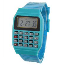 Unsex Silicone Multi-Purpose Date Time Electronic Wrist Calculator Watch IMY66