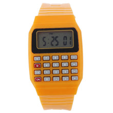 Unsex Silicone Multi-Purpose Date Time Electronic Wrist Calculator Watch IMY66