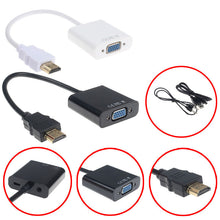 V 1080P HDMI to VGA With Audio Converter Adapter USB Power Video Cable IMY66