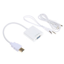 V 1080P HDMI to VGA With Audio Converter Adapter USB Power Video Cable IMY66