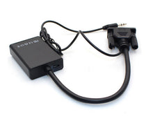 VGA To HDMI Output 1080P HD+Audio TV AV HDTV Video Cable Converter Adapter IMY66