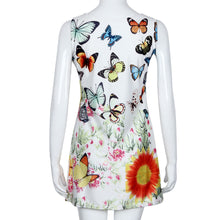 Vestidos Butterfly Print Dresses Pencil Women Dress Big Sizes Cute Mini Beach Dresses Women Vestido Sundress IMY66