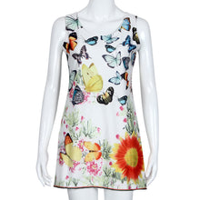 Vestidos Butterfly Print Dresses Pencil Women Dress Big Sizes Cute Mini Beach Dresses Women Vestido Sundress IMY66