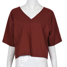 Vintage Boho Hippie Blouse Women Sexy V Neck Loose Pullover Shirt Half Sleeve Tops Shirt Blouse blusas feminina IMY66