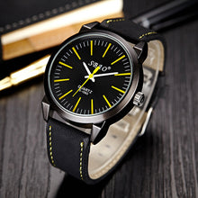 Vintage Classic Mens Watches Waterproof Faux Leather Black Case Strap s Quartz Army Watch IMY66