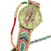 Vintage Dress Watches Dreamcatcher Friendship Bracelet Watches Women Braid Watches Relogio Feminino IMY66