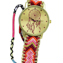 Vintage Dress Watches Dreamcatcher Friendship Bracelet Watches Women Braid Watches Relogio Feminino IMY66